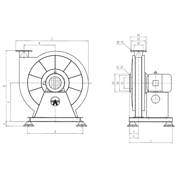 DGY-B型低噪音高壓離心風(fēng)機(jī)